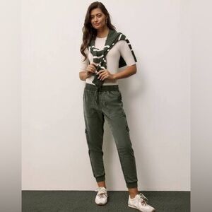 SPLENDID Jessie denim jogger large army geen